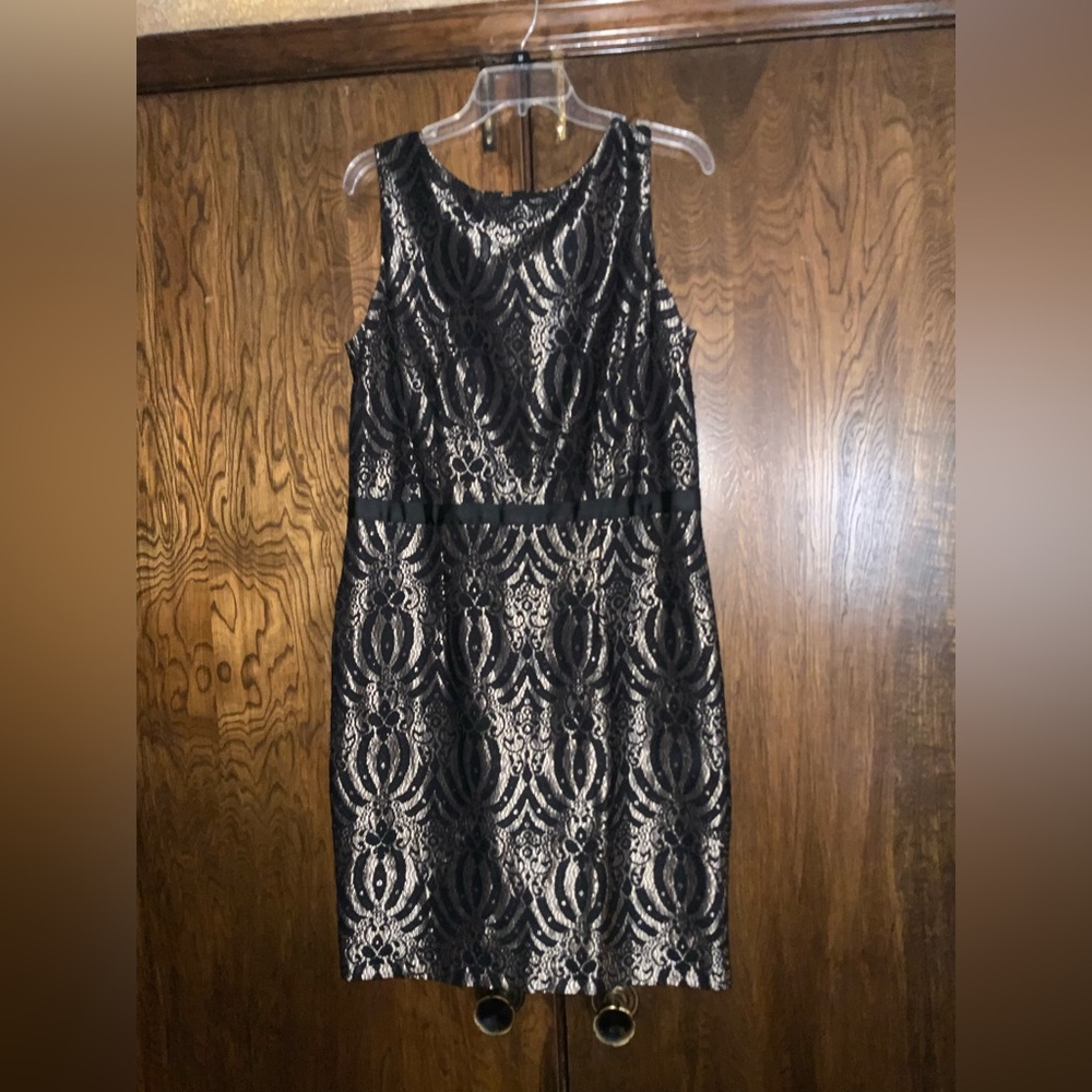 Lux II Chic Black Lace Mini Dress